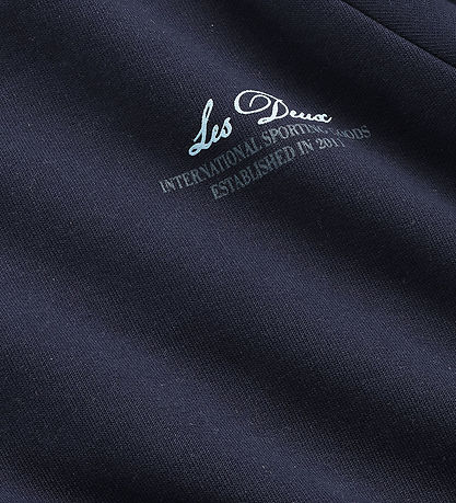 Les Deux Sweatshirt - Globe - Dark Navy Blue