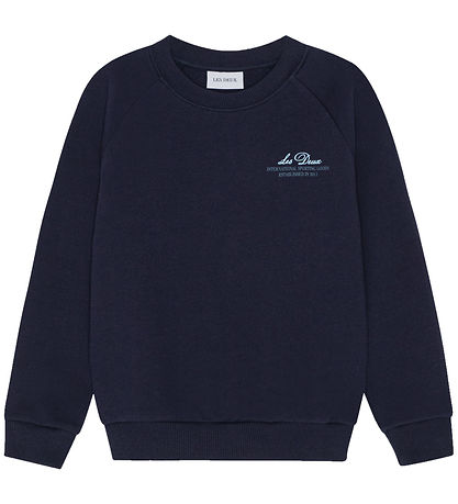 Les Deux Sweatshirt - Globe - Dark Navy Blue