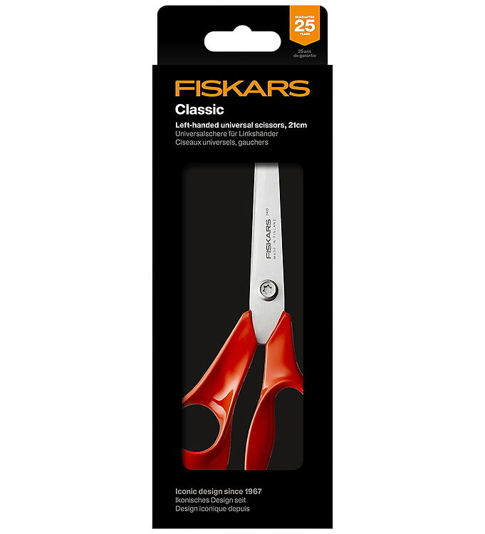 Fiskars Classic universalios žirklės kairiarankiams 21 cm