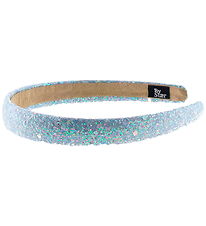 By Stær Hårbøjle - Freya - Lyseblå/Glitter