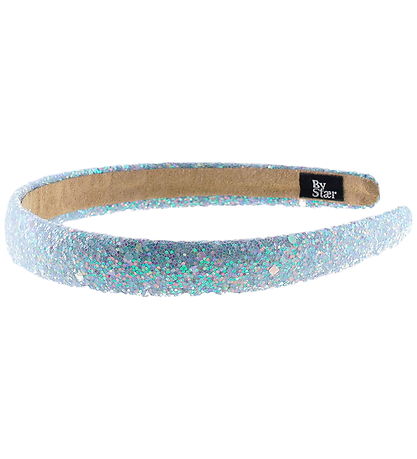 By Stær Hårbøjle - Freya - Lyseblå/Glitter