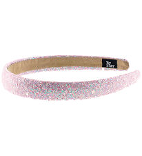 By Stær Hårbøjle - Freya - Lyserød/Glitter