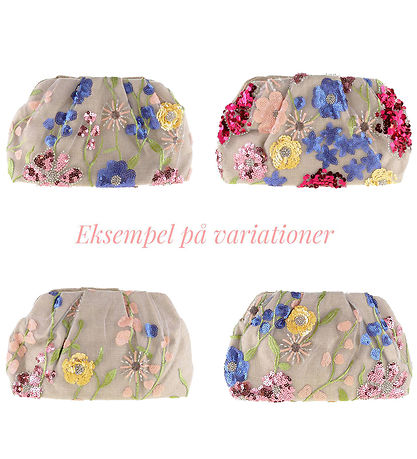 By Stær Taske - Adelia - Beige/Rød Multi