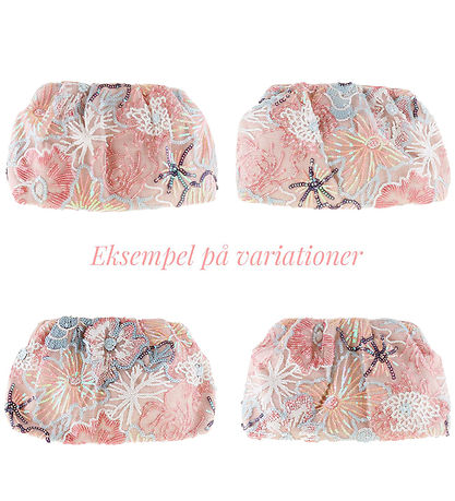 By Stær Taske - Melanie - Lyserød/Lyseblå Multi