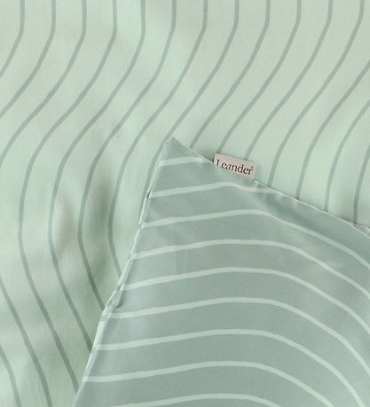 Leander Sengetøj - Junior - Woodland - Sage Green