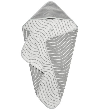 Leander Babyhåndklæde - Hoodie - Cool Grey