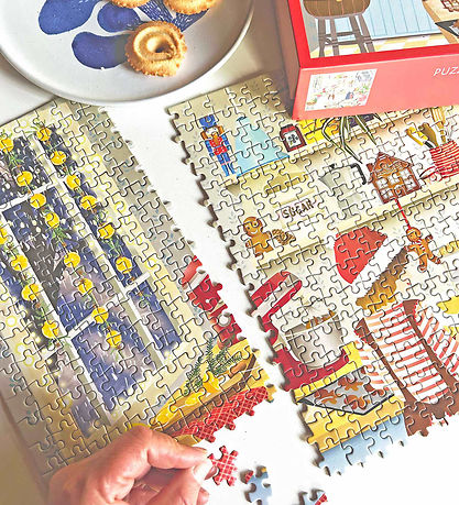 Vissevasse Puslespil Adventskalender - Sweet December - 4 Boxes 