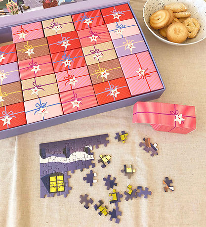 Vissevasse Puslespil Julekalender - Skate & Coffee - 24 Boxes - 