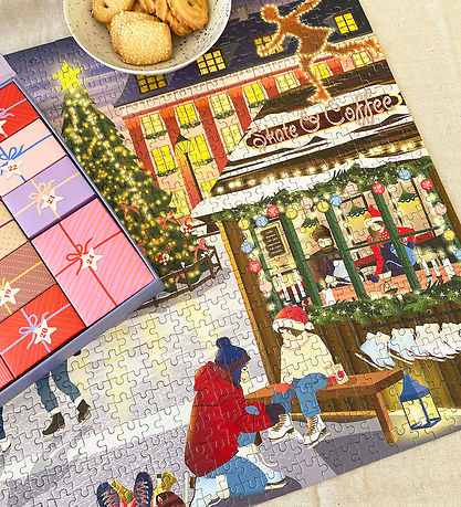 Vissevasse Puslespil Julekalender - Skate & Coffee - 24 Boxes - 