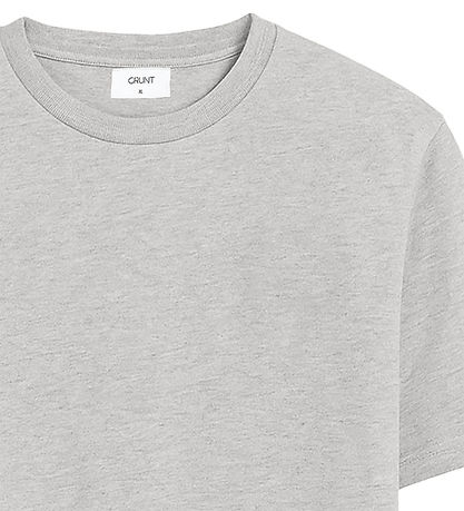 Grunt T-shirt - GrRolle - Grey Melange