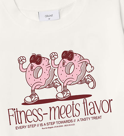 Grunt T-shirt - GrSoop - Hvid m. Print