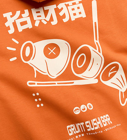 Grunt Hættetrøje - GrFersan - Orange
