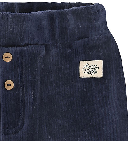 Hust and Claire Velourbukser - HCGus Ribbed Velour - Blues