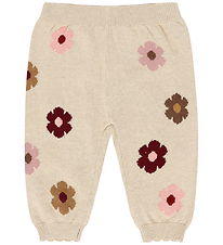 Hust and Claire Cardigan - HCLisa Flower - Old Beige Melange