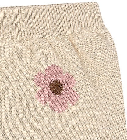 Hust and Claire Cardigan - HCLisa Flower - Old Beige Melange