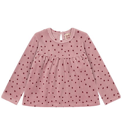Hust and Claire Bluse - HCSicilia Dot - Heather m. prikker