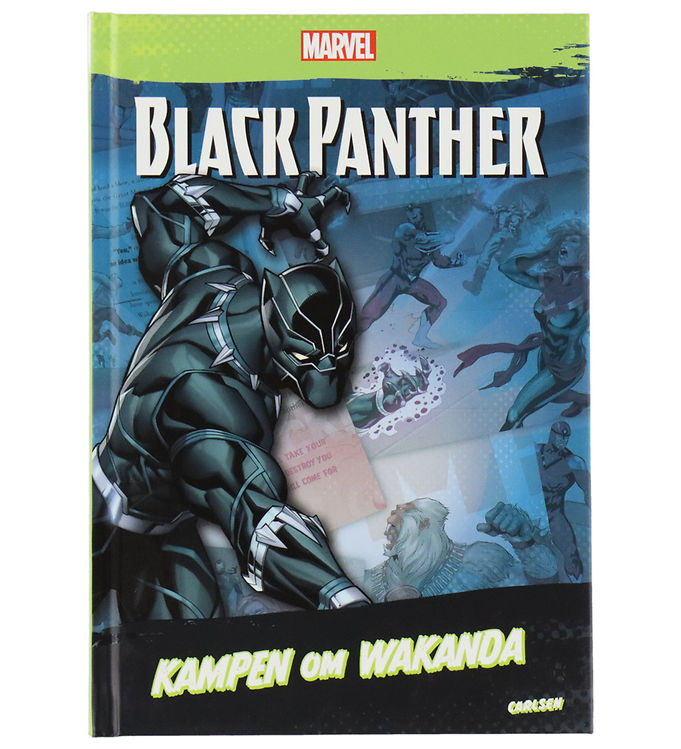 Black Panther - Kampen om Wakanda - Marvel - Indbundet Bog - CARLSEN - 2022 - Dansk - Booktok.dk