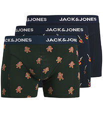 Jack & Jones Boxershorts - 3-pak - JacGate - Navy Blazer/Navy Bl