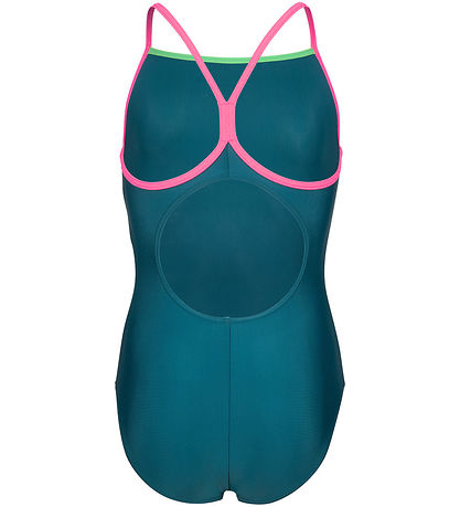 Arena Badedragt - Light Drop - Deep Teel/Shocking Pink/Verbena