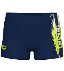 Arena Badebukser - Navy/Gul