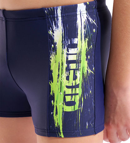 Arena Badebukser - Navy/Gul