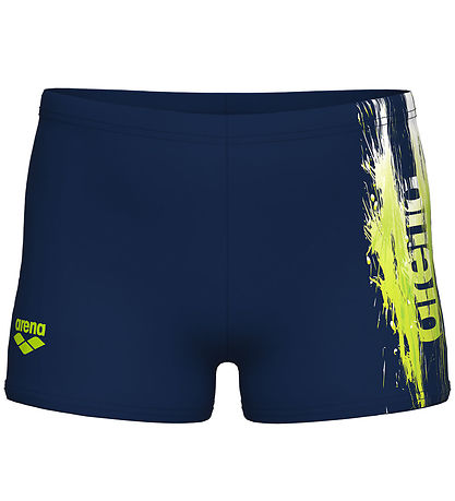 Arena Badebukser - Navy/Gul