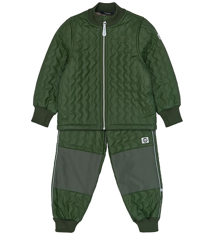 Mikk-Line Termotøj m. Fleece - Duvet - Coated - Kombu Green