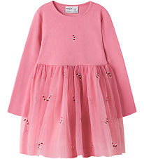 Name it Kjole - NMFVEROSS - Wild Rose/Candy Canes