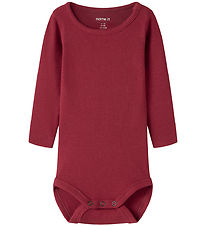 Name it Body l/æ - Rib - NBNKAB - Red Dahlia