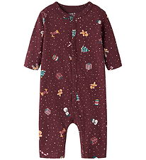 Name It Natdragt - NbnVismas - Burgundy/Christmas