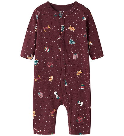 Name It Natdragt - NbnVismas - Burgundy/Christmas