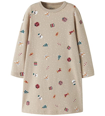 Name It Natkjole - NmfVismas - Pure Cashmere/Christmas
