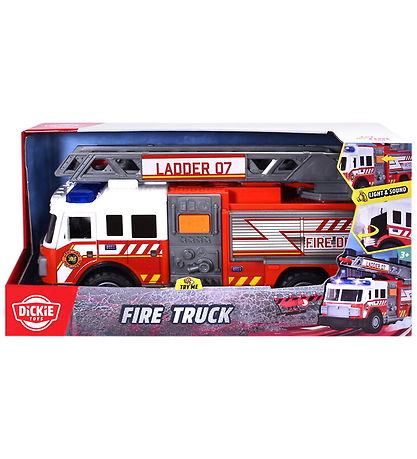 Dickie Toys Brandbil m. Lys og Lyd - Multicolor