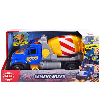Dickie Toys Betonbil m. Lys og Lyd - Multicolor