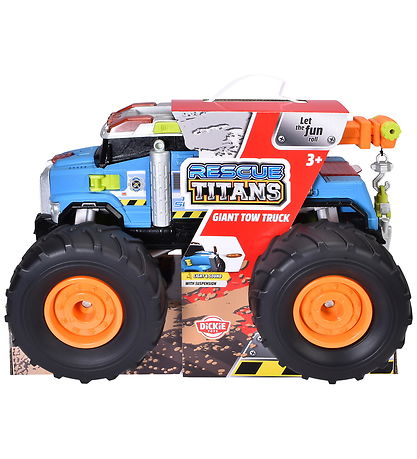 Dickie Toys Stor Kranvogn m. Lya og Lyd - Multicolor