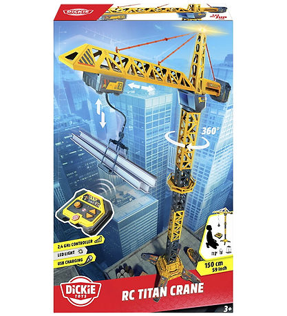 Dickie Toys Fjernstyret Kran - Titan