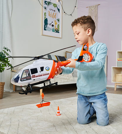 Dickie Toys Redningshelikopter m. Lys og Lyd