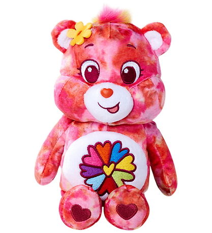 Care Bears Bamse - Bear Plys Bamse - Flower Power - 35 cm