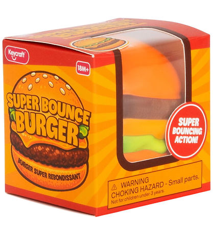 Keycraft Squishy - Super Bounce - Burger