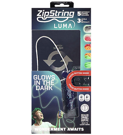 Zipstring Legetøj - Luma - Lyser i Mørket