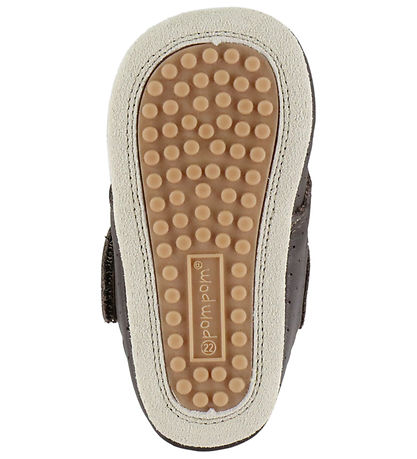 Pom Pom Skindfutter m. Foer - Beginners Velcro - Chestnut