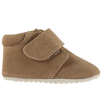Pom Pom Skindfutter m. Foer - Beginners Velcro - Fossil Brown