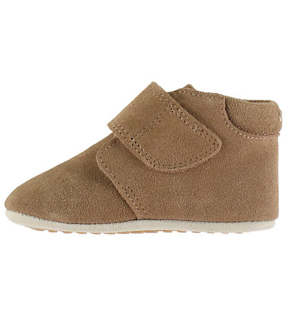 Pom Pom Skindfutter m. Foer - Beginners Velcro - Fossil Brown