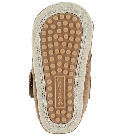 Pom Pom Skindfutter m. Foer - Beginners Velcro - Fossil Brown