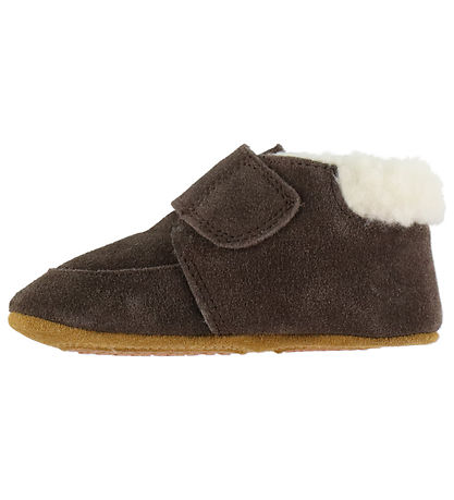 Pom Pom Skindfutter m. Foer - Beginners Velcro - Dark Brown