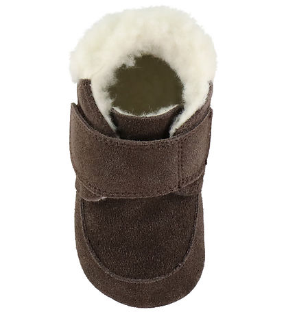 Pom Pom Skindfutter m. Foer - Beginners Velcro - Dark Brown