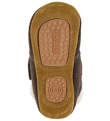 Pom Pom Skindfutter m. Foer - Beginners Velcro - Dark Brown