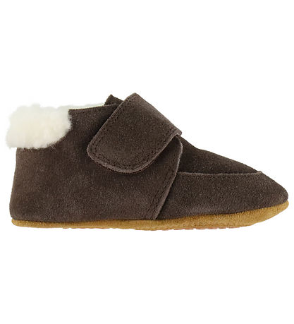 Pom Pom Skindfutter m. Foer - Beginners Velcro - Dark Brown