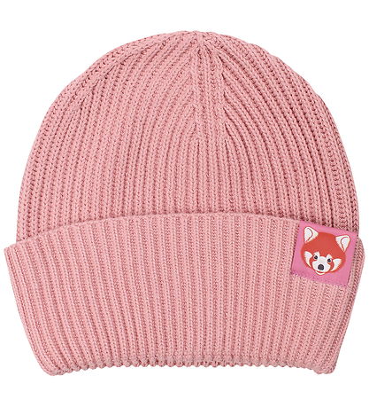 DYR-Cph Hue - DyrLand - Beanie - Ancient Rose Rød Panda