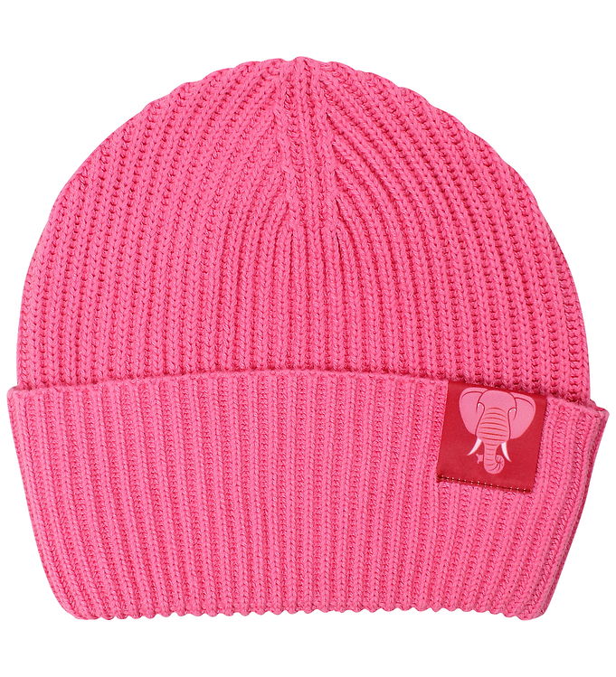 DYR-Cph Hue - Strik/Rib - DyrLand - Soft Cherry Elefant